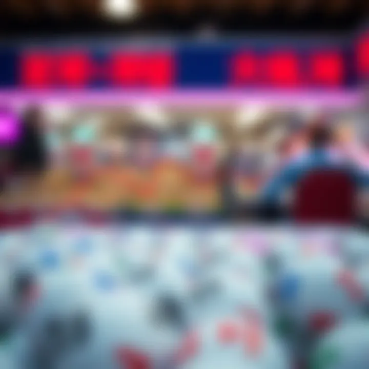 Graph showing fluctuations in average Lotto winnings