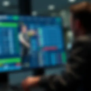 A user interface of the betting platform