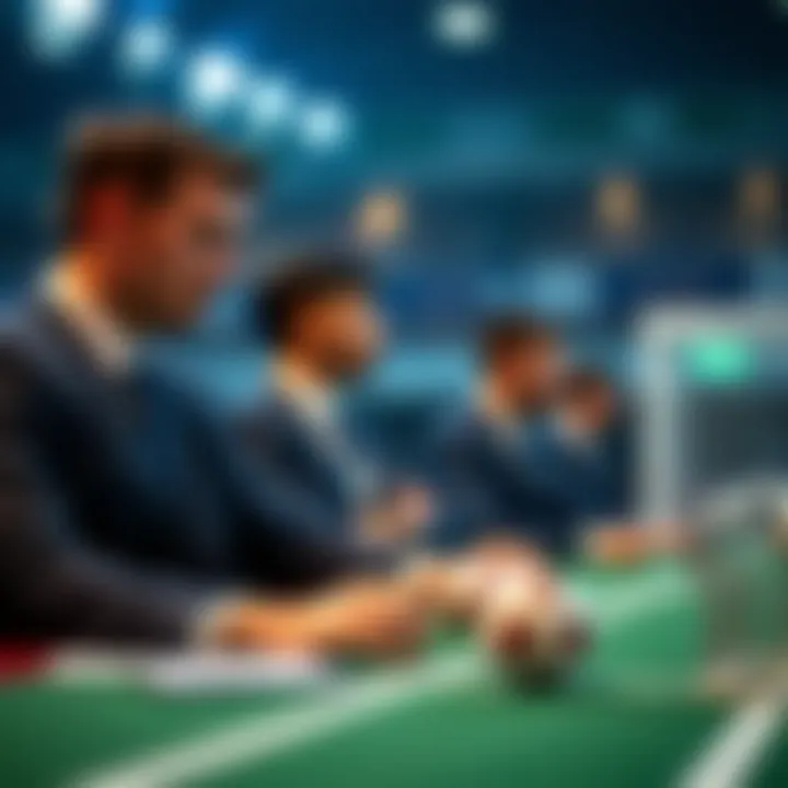 Visual representation of decision-making in betting based on rankings.