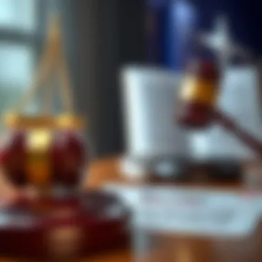 Gavel and legal books representing betting regulations