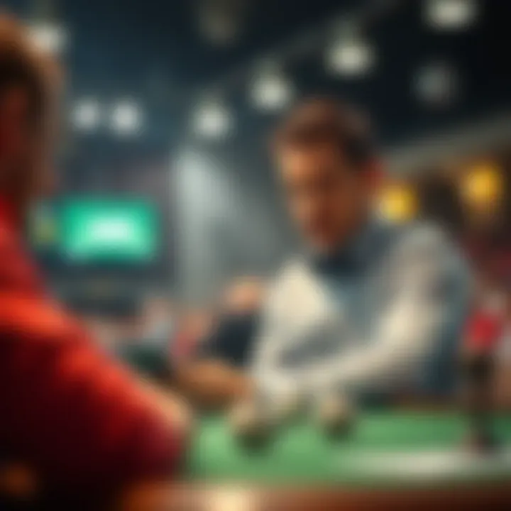 Illustration of strategic betting techniques