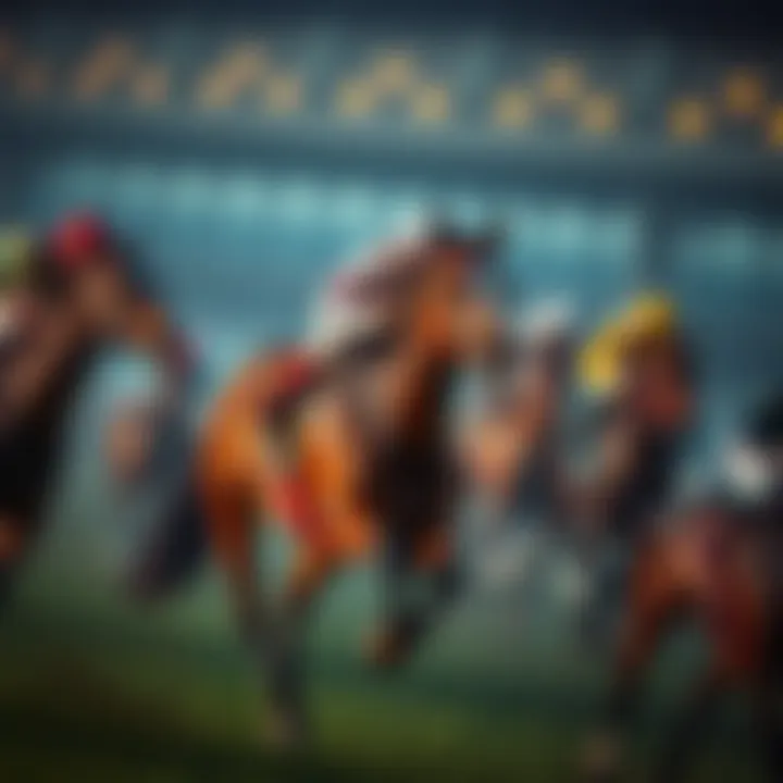 Visual representation of betting strategies for successful outcomes