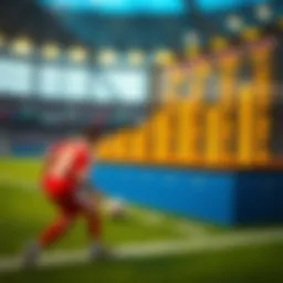 A conceptual illustration of ranking dynamics in sports betting.