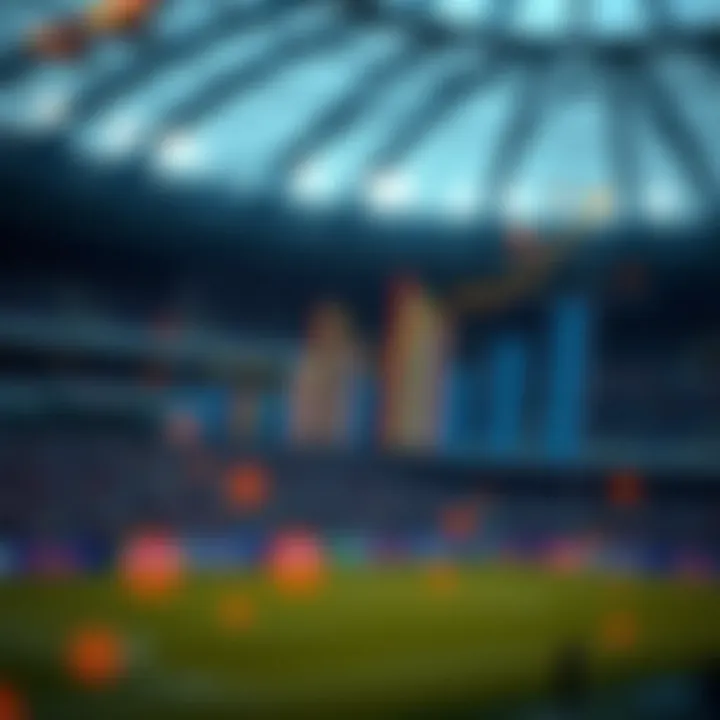 A sophisticated visual representation of statistical data