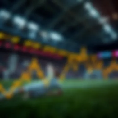 Graph showing trends in sports betting