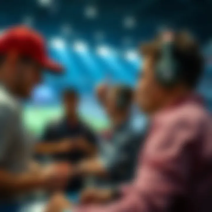 A conceptual image illustrating user experiences in betting