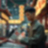 Visual representation of Chinese lottery history