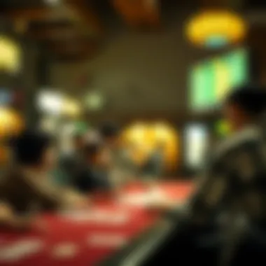 A detailed visualization of the evolution of gambling manga through different eras.