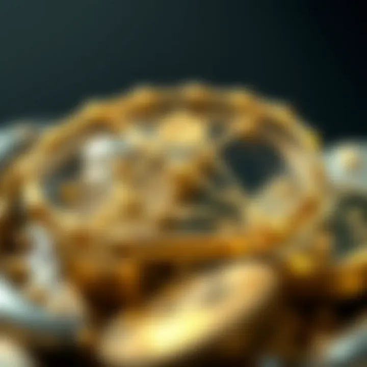 Conceptual representation of gold axis and investment strategies