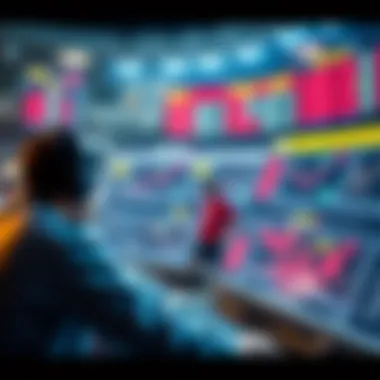 Visualization of sports betting dynamics