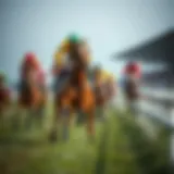 Exciting horse racing event in action
