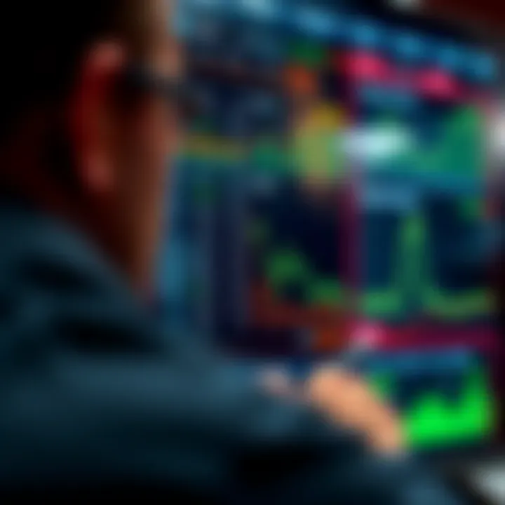 A detailed analysis of horse racing statistics on a digital screen