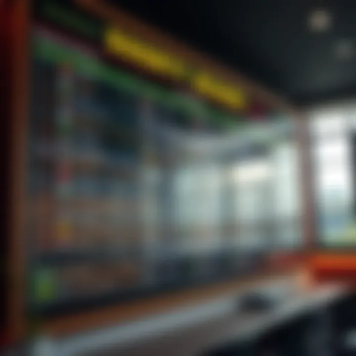 A strategic sports betting board showcasing various betting options