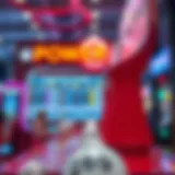 Dynamic illustration of live Powerball game mechanics