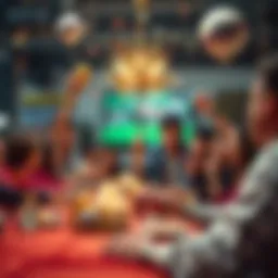 A celebration of lottery winnings