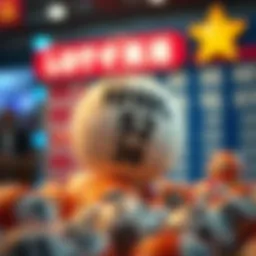 Visual representation of lottery statistics