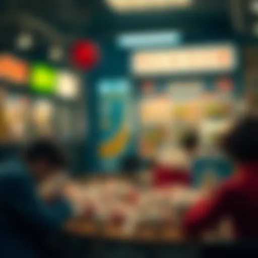 Conceptual representation of lottery strategy analysis