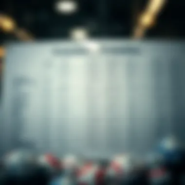 Chart depicting probability calculations for lotteries