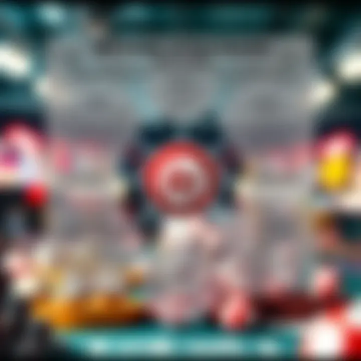 A strategic diagram showcasing various betting strategies for lotteries