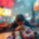 An artistic representation of luck and chance