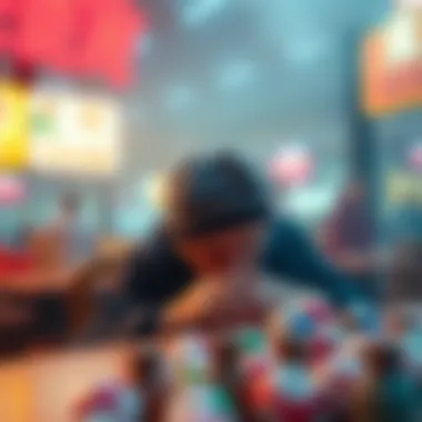 An artistic representation of luck and chance