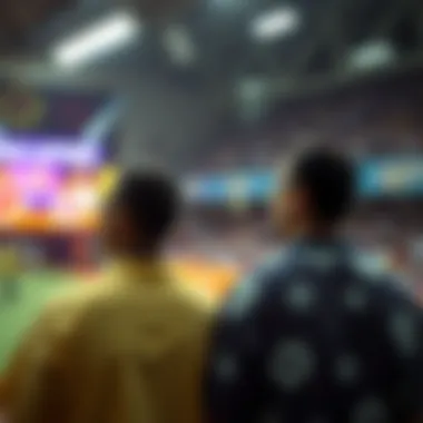 A vibrant representation of the lottery's impact on community