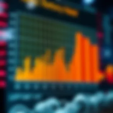 Graph showcasing historical lottery data