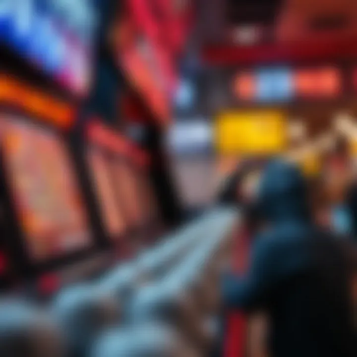 Visual representation of lottery number patterns