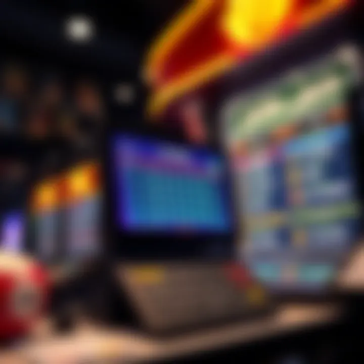 Digital lottery platform interface