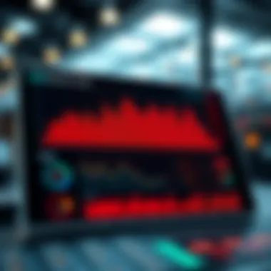 Analytical chart showcasing historical data trends