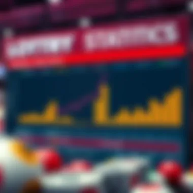 Graphical representation of lottery statistics