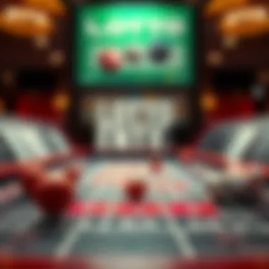 A strategic game board representing lotto strategies