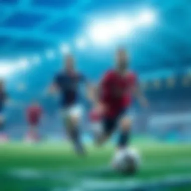 Visual representation of match predictions