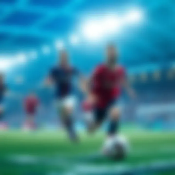 Visual representation of match predictions