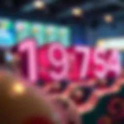 Creative visualization of winning lottery numbers