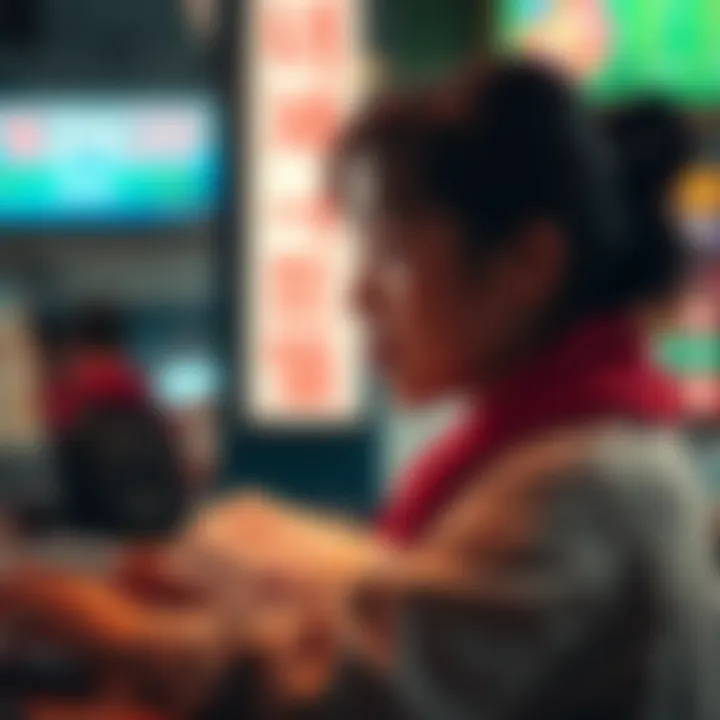 Understanding Online Lottery in South Korea Visual representation of online lottery concept