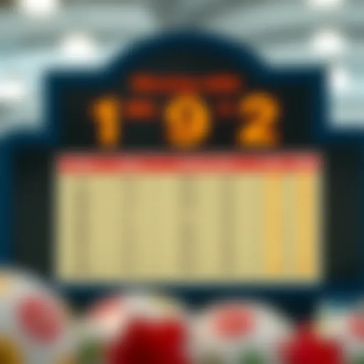 A chart displaying the odds of winning in the Pension Lottery 192