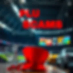 Concept illustration of Plus Scams in sports betting