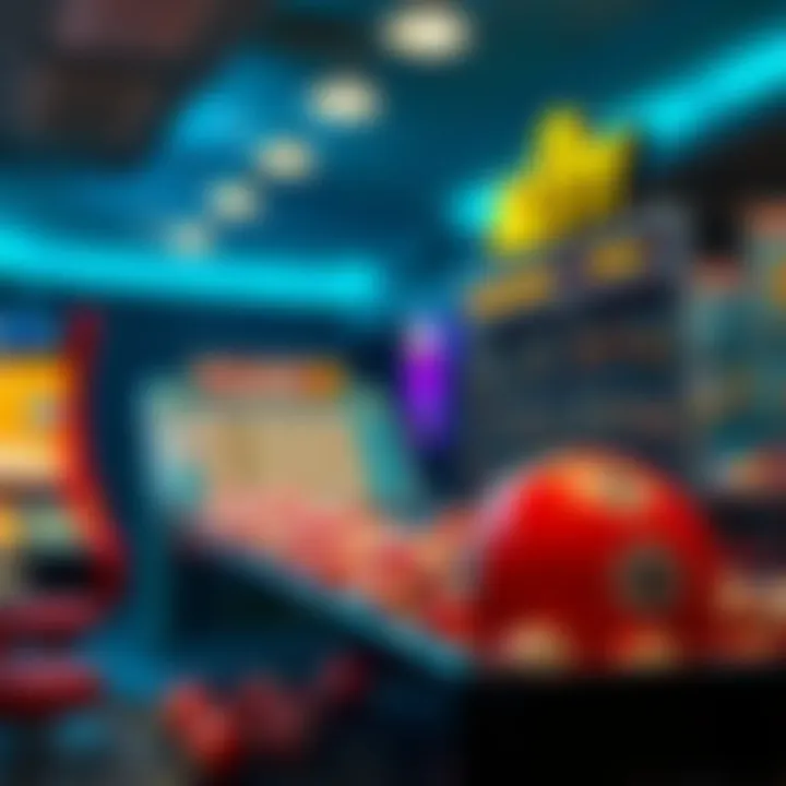 Visual representation of probability in lottery games