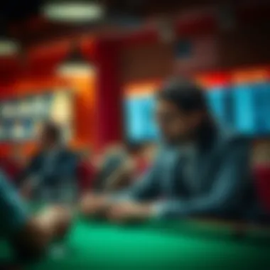 Artistic interpretation of psychological factors in betting