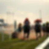 Illustration of horse racing history highlighting key events