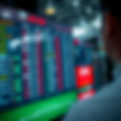 Dynamic sports betting interface showcasing live odds