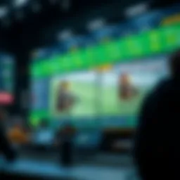 Overview of a screen horse racing betting platform