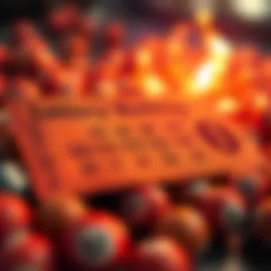 The Excitement of Lottery Betting Illustration of a lottery ticket filled with numbers