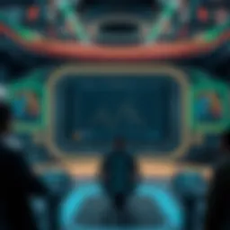 A futuristic sports betting interface showcasing innovative design elements