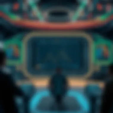 A futuristic sports betting interface showcasing innovative design elements