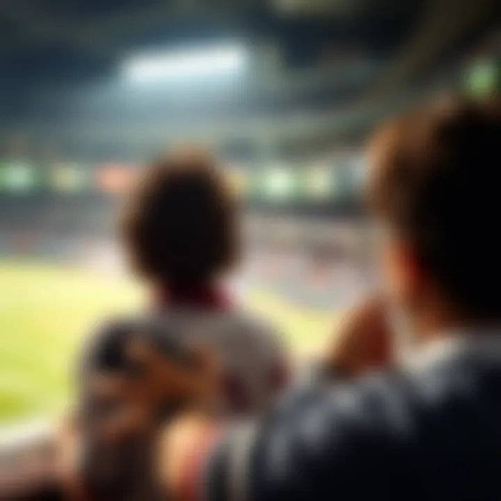 Excitement of placing bets on a sports event