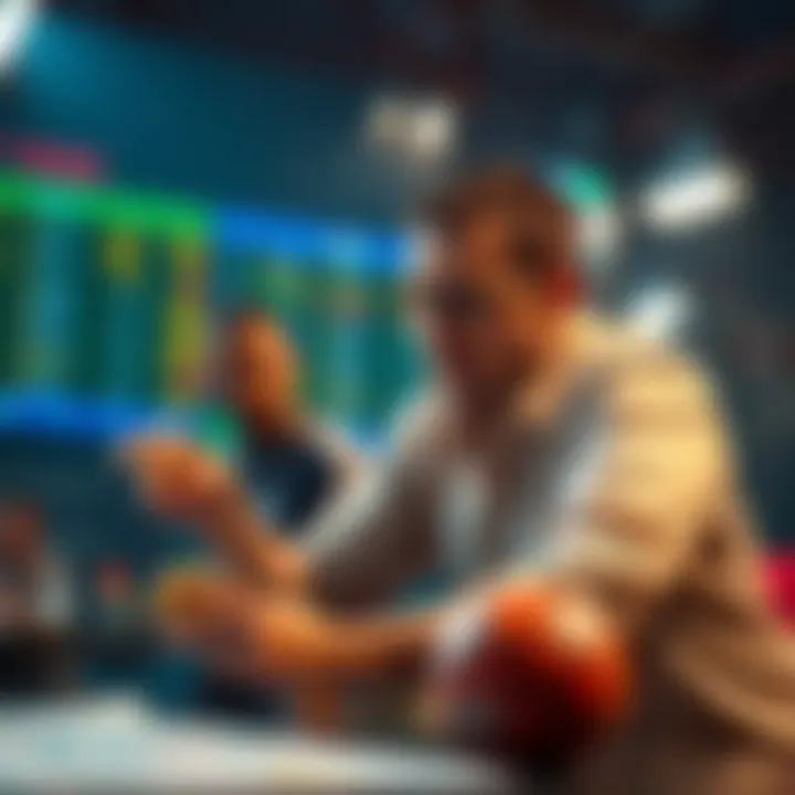 Sports betting market analysis illustration