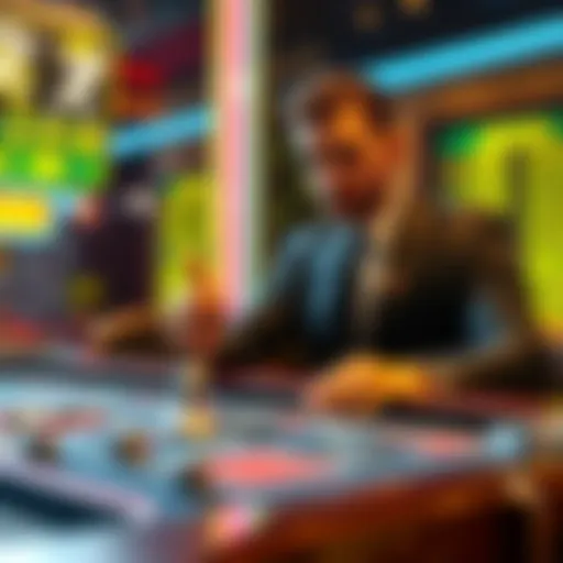 Conceptual illustration of strategic betting