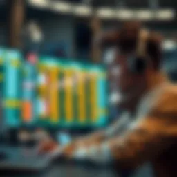 Visual representation of sports betting strategies